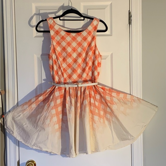 Lauren Conrad Coral Pink Summer Dress Size 6 - Picture 1 of 10